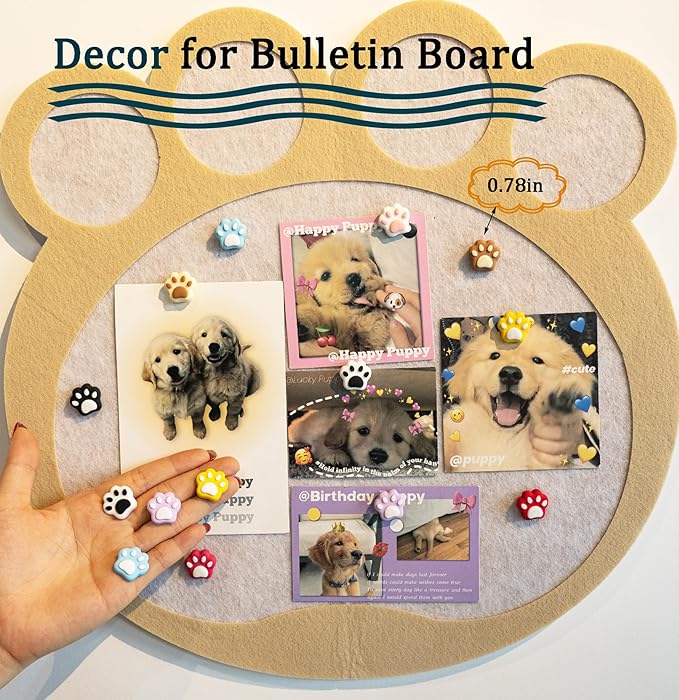 30Pcs Push Pins for Bulletin Board, Cute Push pins, Decorative Thumb Tacks - Image 4