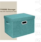 TYEERS Large Storage Bins with Lids, Collapsible, Fabric Storage Boxes - Image 7