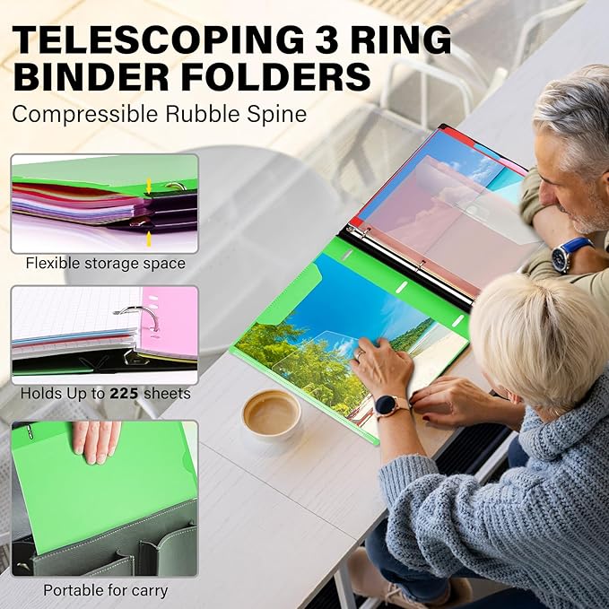 WOT I Telescoping Project Organizer, Refillable Binder - Image 2