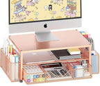 OPNICE Desk Organizers and Accessories, 2-Tier Computer Monitor Stand by OPNICE