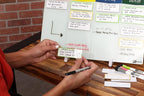 Double Sided Desktop WhiteBoard Kanban Set - Image 9