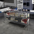 Regal Altair 21" Deep x 54" Wide x 27" Height Wire Shelving Kit | 3-Tier | NSF - Image 2