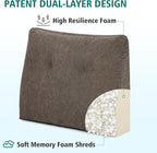 TANYOO Back Support Pillow for Recliner Soft Dual Layer Lumbar Support Pillow - Image 2