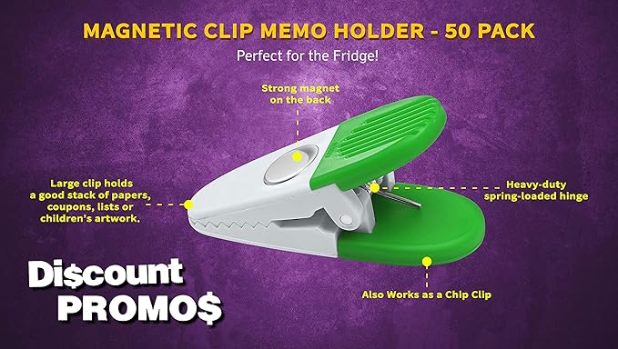 50 Magnetic Memo Holders Set - Image 3