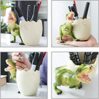 Banllis Dinosaur Pen Holder for Desk, Pencil Holder, Cute Fashion Desk - Image 4