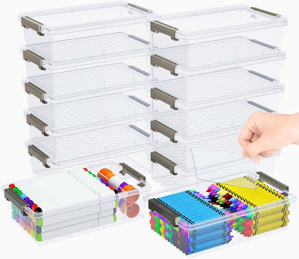 extra large pencil box with removable divider, thickened, main product view