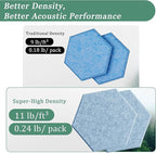 Hexagonal Acoustic Panels-12 Pack High-Density Sound Absorbing Panels - Image 3
