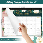2027 Desk Calendar - Jan. 2027 - Dec. 2027, 12 Months Large Monthly Desk Calendar 2027, 17" x 12", Desk Pad, Large Ruled Blocks, To-do List & Notes, Best Desk/Wall Calendar for Planning or Organizing