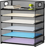 Marbrasse 6 Tier Paper Organizer Letter Tray by Marbrasse