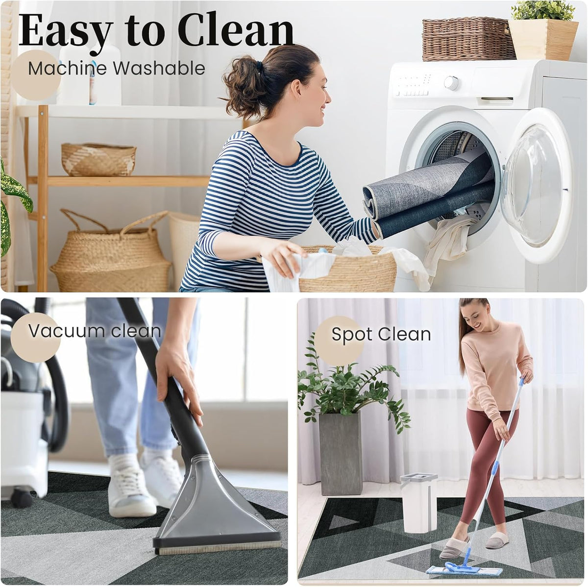 Office Chair Mat for Hardwood Floor & Tile Floor,48"X 60"-Triangle