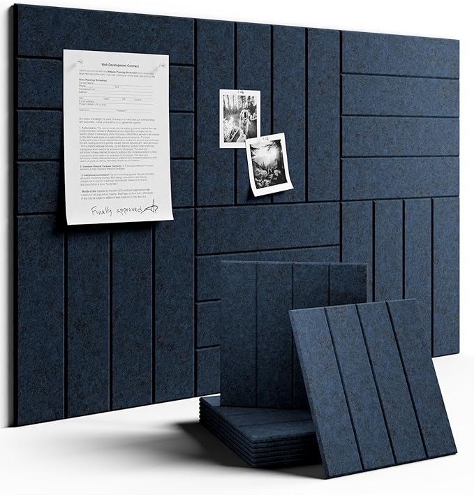 Large Felt Bulletin Board 36"x24" Cork Board Alternative by FLUXYNARA