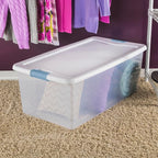 Sterilite 12-Pack Latching Box, Under Bed Storage Bins - Image 5