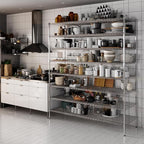 Regal Altair 24" Deep x 72" Wide x 86" Height Wire Shelving Kit | 8-Tier | NSF - Image 2