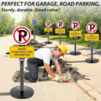 VAIIGO 2Pack Heavy Duty Parking Sign Post - Image 9