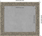Amanti Art Silver Framed Magnetic Board 25x29 Medium Vision Board - Image 2