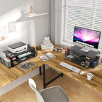 OPNICE Desk Organizer and Accessories, 2-Tier Computer Monitor Stand Riser - Image 8
