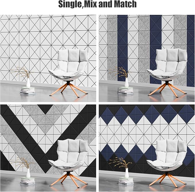 Sonicism 12 Pack X-Lined Acoustic Panels - Image 2