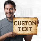 Custom Sign, Custom Street Sign, 11 Font Colors, 13 Font Styles, 4 Hole Options - Image 2