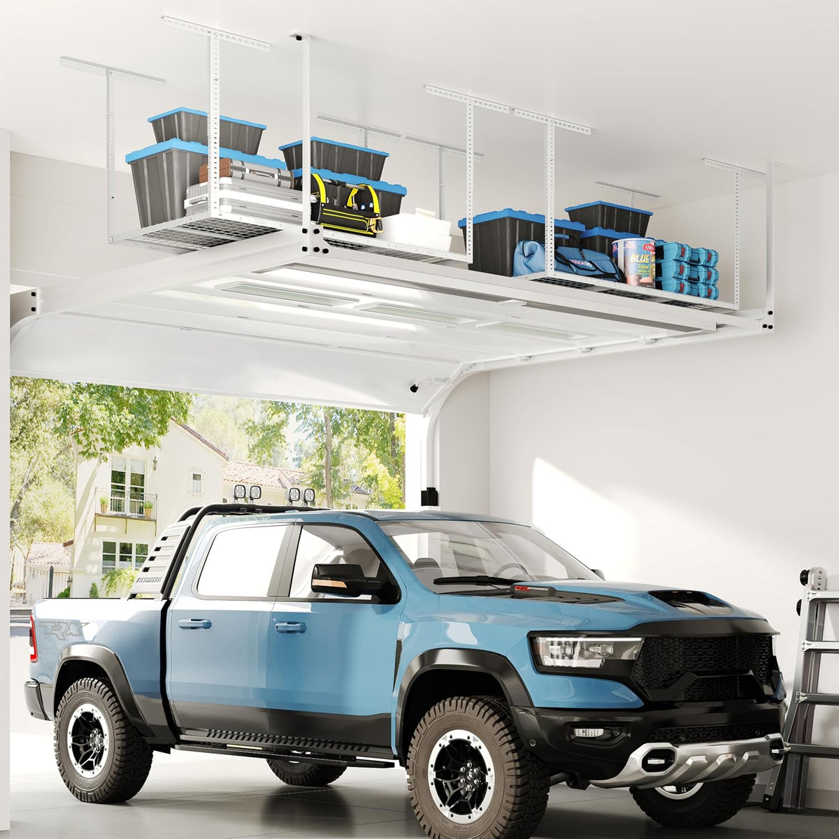 fleximounts 3x6 overhead garage storage adjustable ceiling rack, main product view