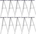 U.S. Art Supply 66" High Boardroom Black Aluminum Flip Chart Easel & by USArtSupply