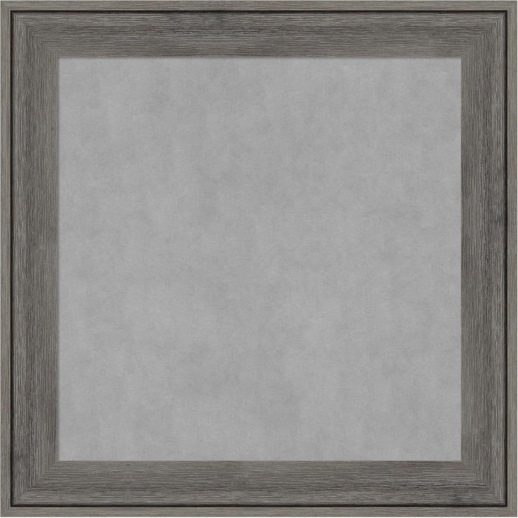 Amanti Art Grey Framed Magnetic Board 15x15 X-Small Vision Board