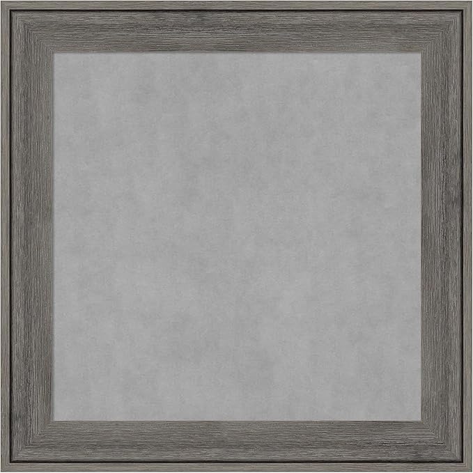 Amanti Art Grey Framed Magnetic Board 15x15 X-Small Vision Board by AmantiArt