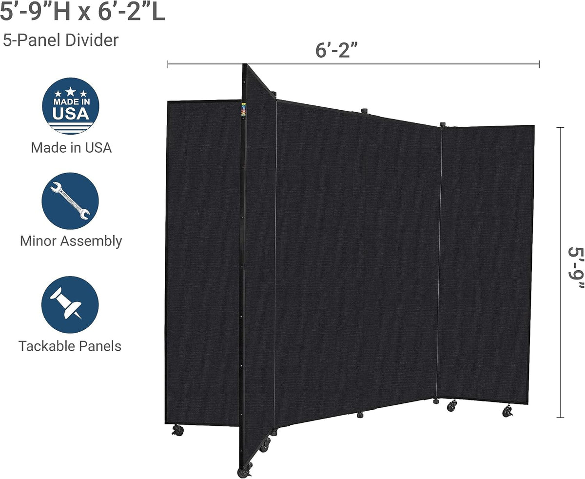 Screenflex Display Towers, Portable Wall Divider Boards for Art Show Partitio...