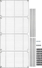 Amazon Basics 4-Shelf Adjustable, Storage Shelving Unit, Steel Organizer Wire - Image 8