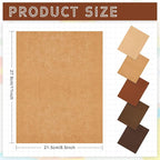 Sinmoe 100 Sheets 5 Shades Cardstock Paper 8.5 x 11 Inches 180gsm Solid Core - Image 2