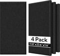 Olanglab Fiberglass Acoustic Wall Panels 4 Pack, 11.8'' x 23.6'' Sound Panels by Olanglab