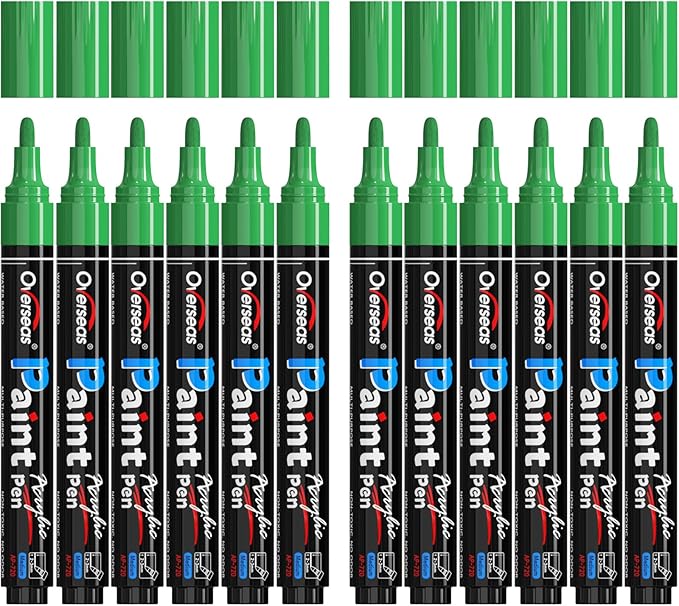 Overseas Green Paint Pens Paint Markers by Overseas