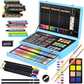 sunnyglade 145 piece deluxe art set wooden art, main product view