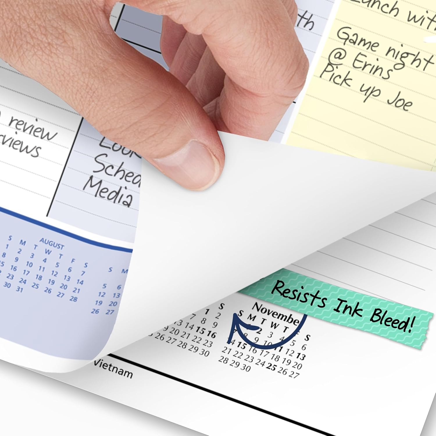 AT-A-GLANCE® QuickNotes® 2027 Monthly Desk Pad Calendar, Standard, 21 3/4" x 17"