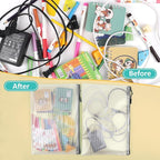YOPCDJ 12pcs Mesh Zipper Pouch Bags, A5 Storage Bag - Image 5