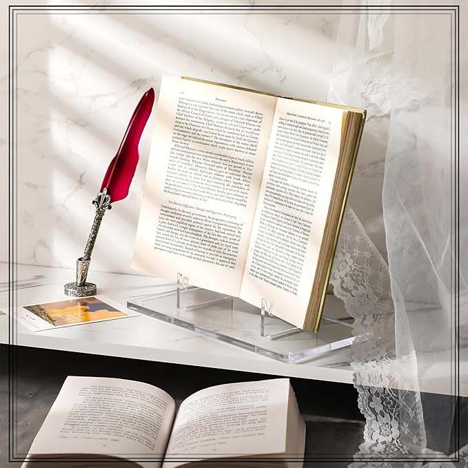 Jetec Acrylic Book Stand Clear Easel Stand - Image 3