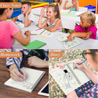 Leelosp 12 Pack Small Spiral Notebook 5 x 7 Inch Lined College Ruled Spiral - Image 7