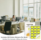 1 Pack of Visitor Badges Registry Log - Image 7