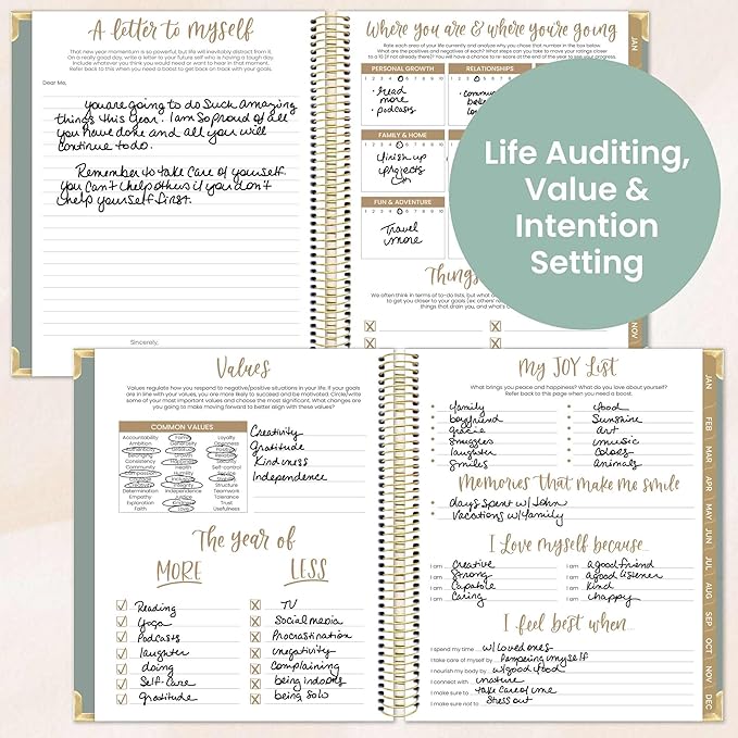 bloom daily planners 2026 Hardcover Calendar Year Goal & Vision Planner - Image 5