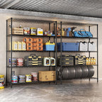 SINGAYE 5 Adjustable Heavy Duty Garage Shelving Wire Shelves Metal Standing - Image 2