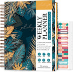 PLANBERRY Large Hourly Schedule Planner Premium – Undated Organizer