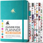 Clever Fox Planner 2nd Edition – Colorful Weekly & Monthly Goal Planner by CleverFox