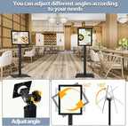 STANDNEE Heavy-duty 8.5x11 in Sign Stand Holder Floor Stand Sign, Poster - Image 2