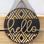 Wood front door sign Wood sign Home decor Welcome sign Sign - Image 2