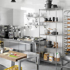 Regal Altair 21" Deep x 30" Wide x 86" Height Wire Shelving Kit | 5-Tier | NSF - Image 7