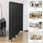 HOMCOM Room Divider, 8 Panel Folding Privacy Screen, 5.6' Tall Freestanding - Image 6