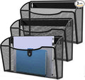 MINDEPOT Wall File Organizer, Hanging Wall Mounted File Folder Binder Holder by MINDEPOT