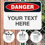 Custom Danger Sign, OSHA Sign, 18x24 Inches, 3M EGP Reflective .080 Aluminum - Image 4