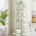 Hzuaneri Ladder Shelf, Bookshelf Bookcase, Freestanding Corner Storage Shelve by Hzuaneri