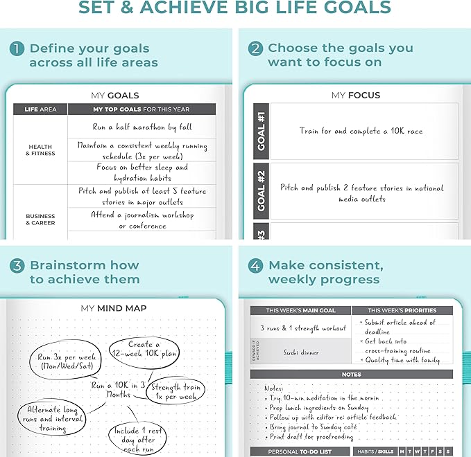 Clever Fox Dated Planner 2026-2027 – Weekly Life Planner Notebook - Image 8