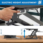 Mount-It! Electric Standing Desk Converter - Image 8